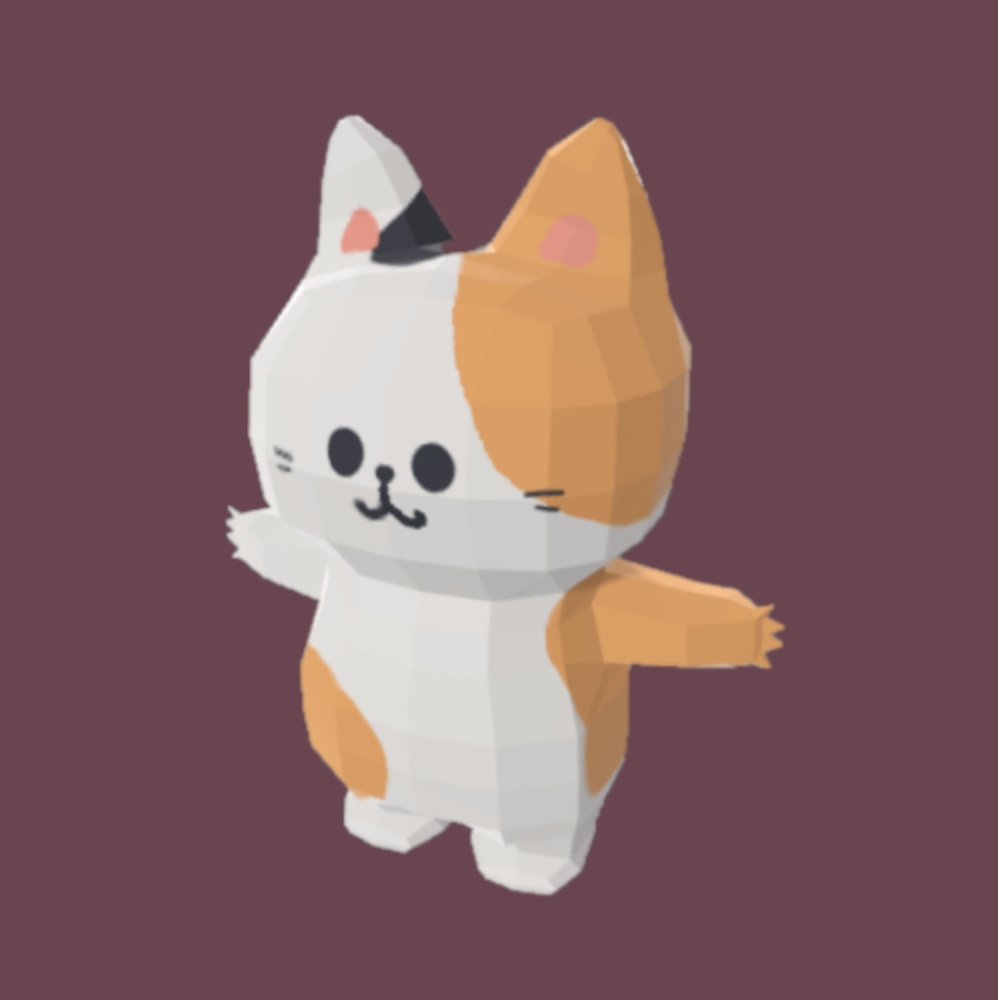 A little chubby Mike cat【3D / VRC】