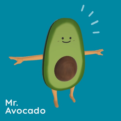 Mr. Avocado 【3D / VRC】