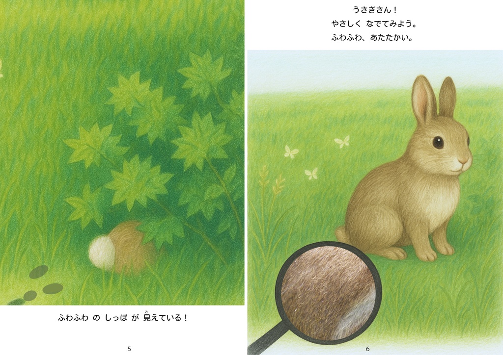 DL版:自分でつくる触覚絵本|ふわふわ もこもこ どうぶつえん