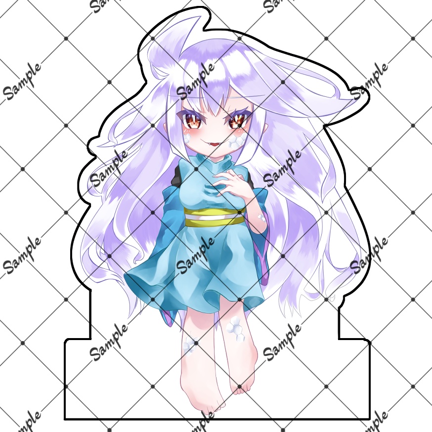 アクリルスタンド　万葉（ホログラム仕様)