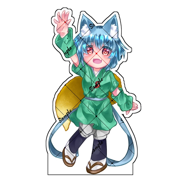 アクリルスタンド　紫苑（ホログラム仕様）