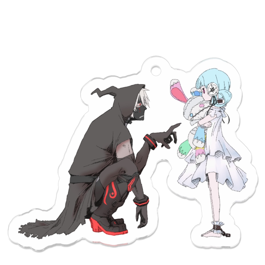 コクゆかアクリルキーホルダー【さっちんver.】