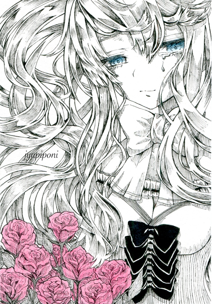 【アナログ原画】Life*薔薇