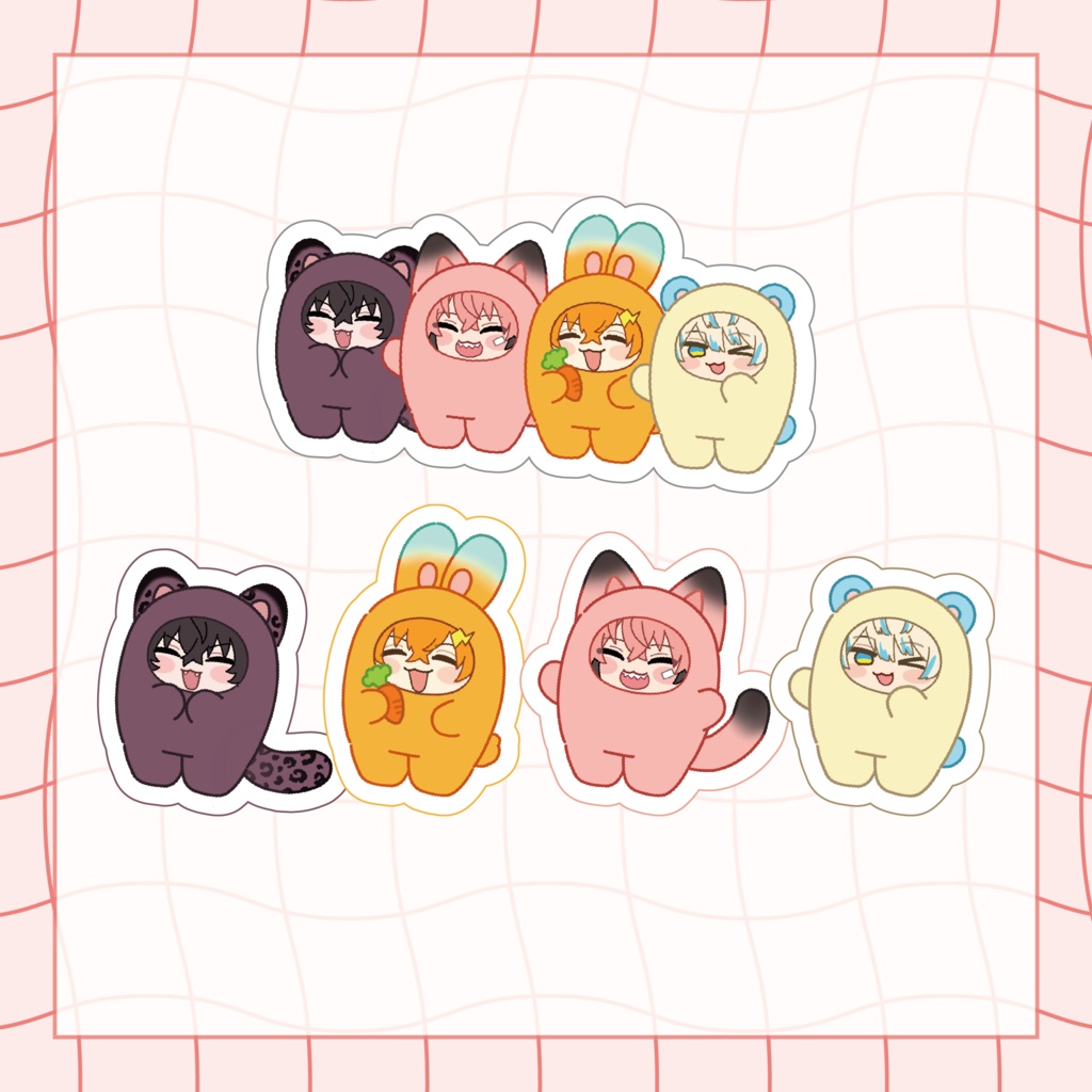 あにまるえんすミニシールセット