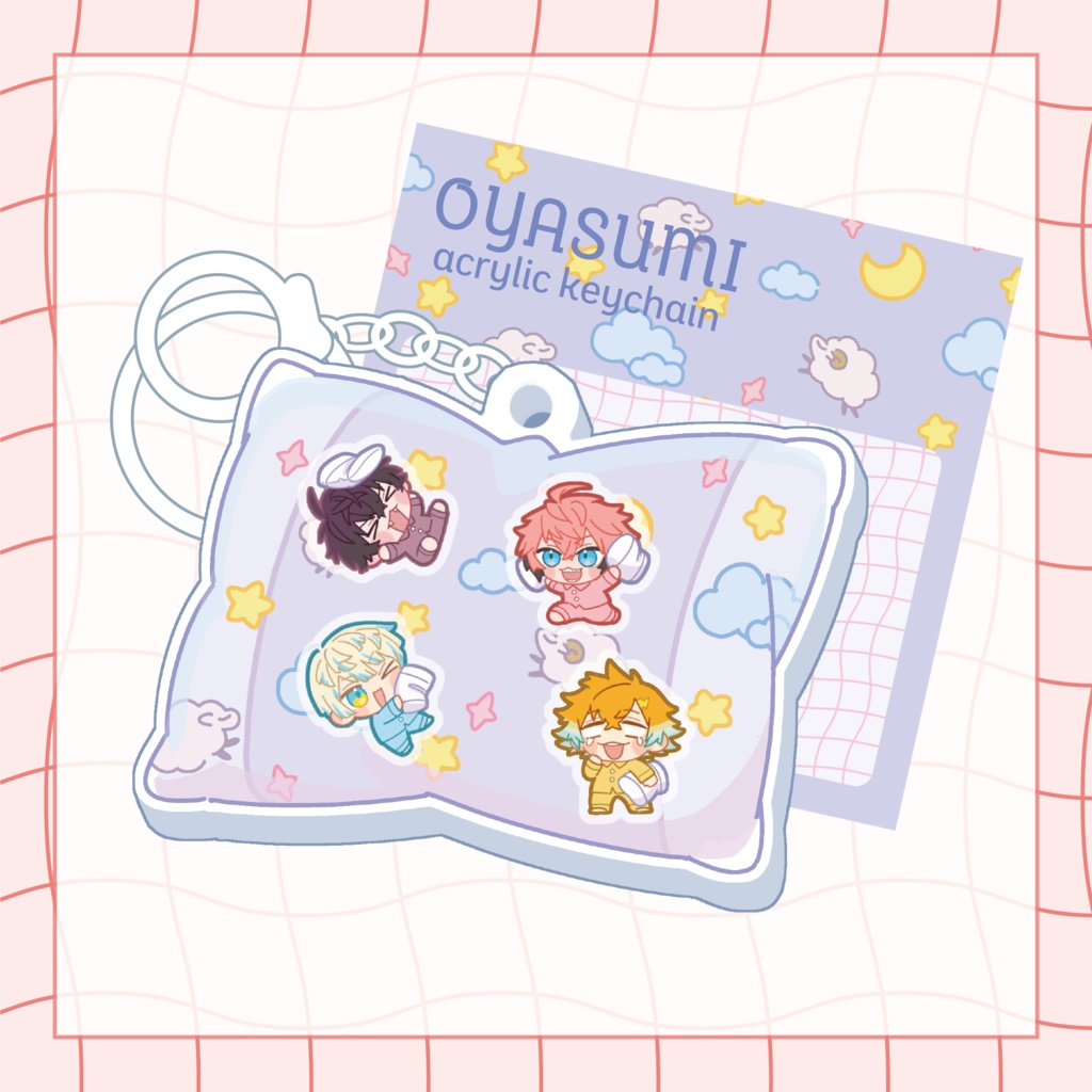 シャカシャカアクリルキーホルダー