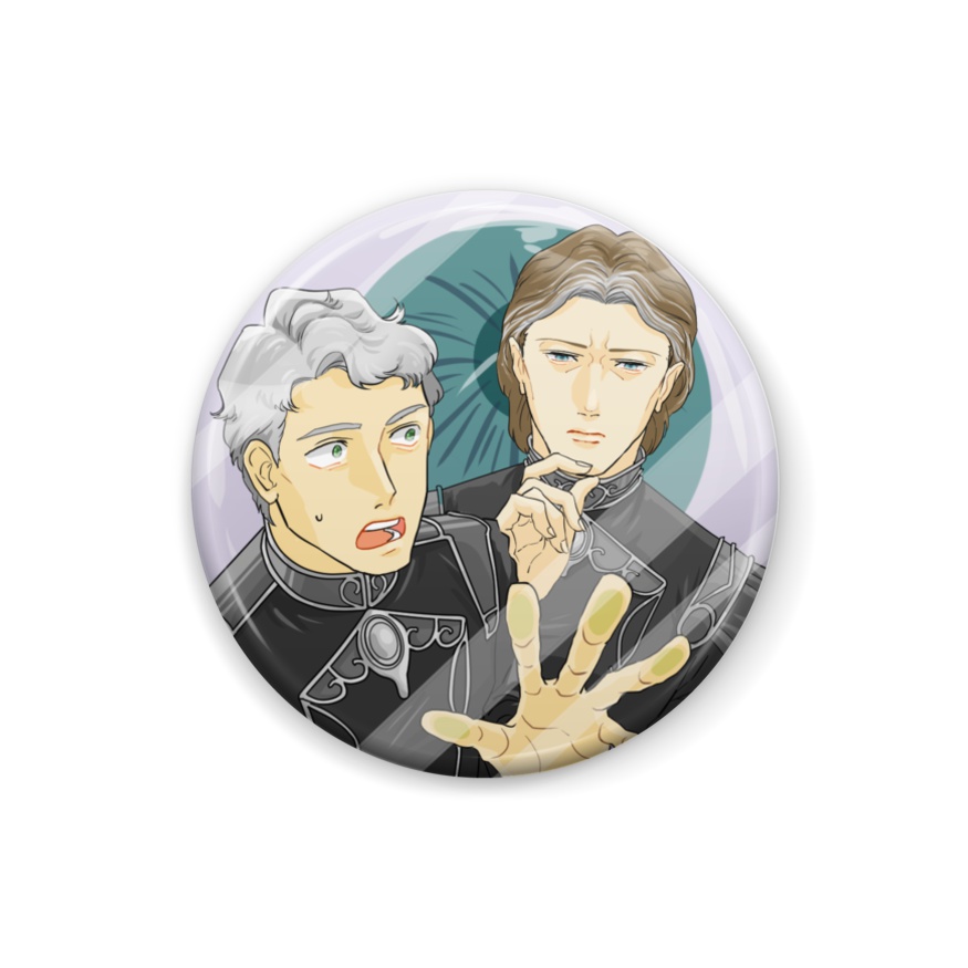 フェルオベ閉じ込め缶バッジ