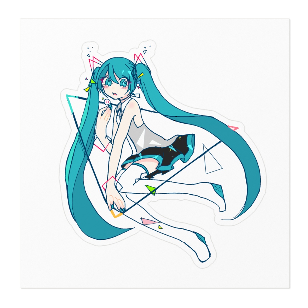 ▷▷初音ミク ステッカー