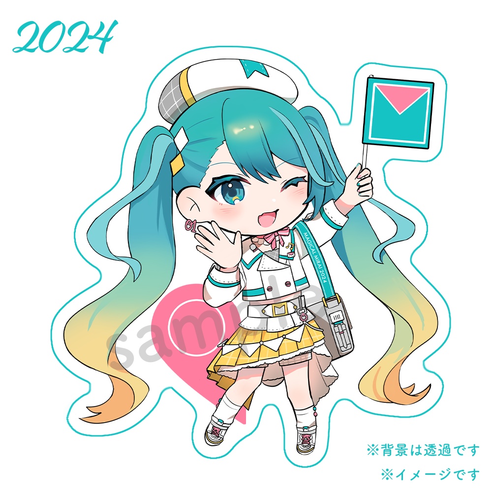 法被につけれる!マジカルミライ◇アクリルバッジ