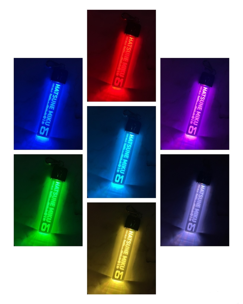 LEDアクリルキーホルダー