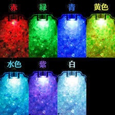 LEDグリッターキーホルダー