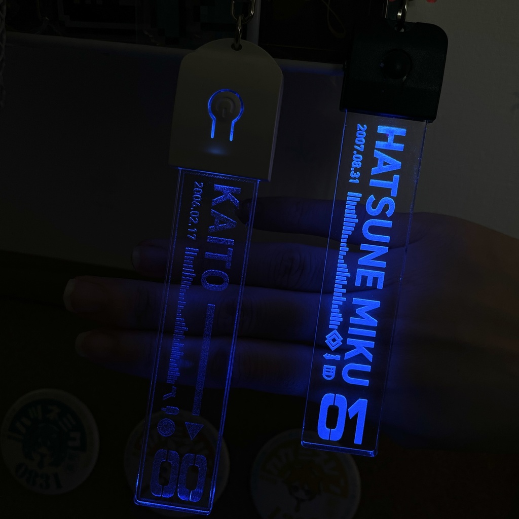 【🔋電池式タイプ】LEDアクリルキーホルダー