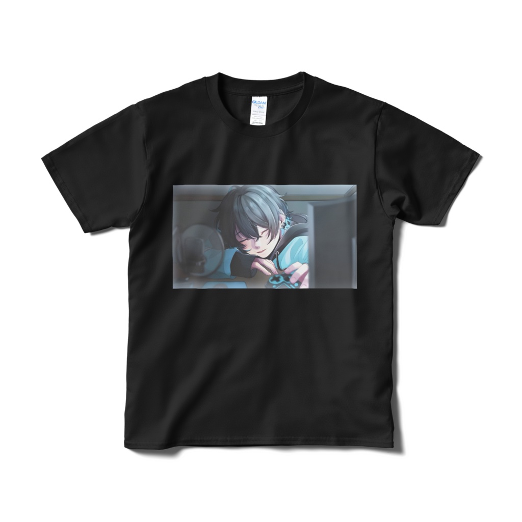 寝落ちのゆう Tシャツ 黒