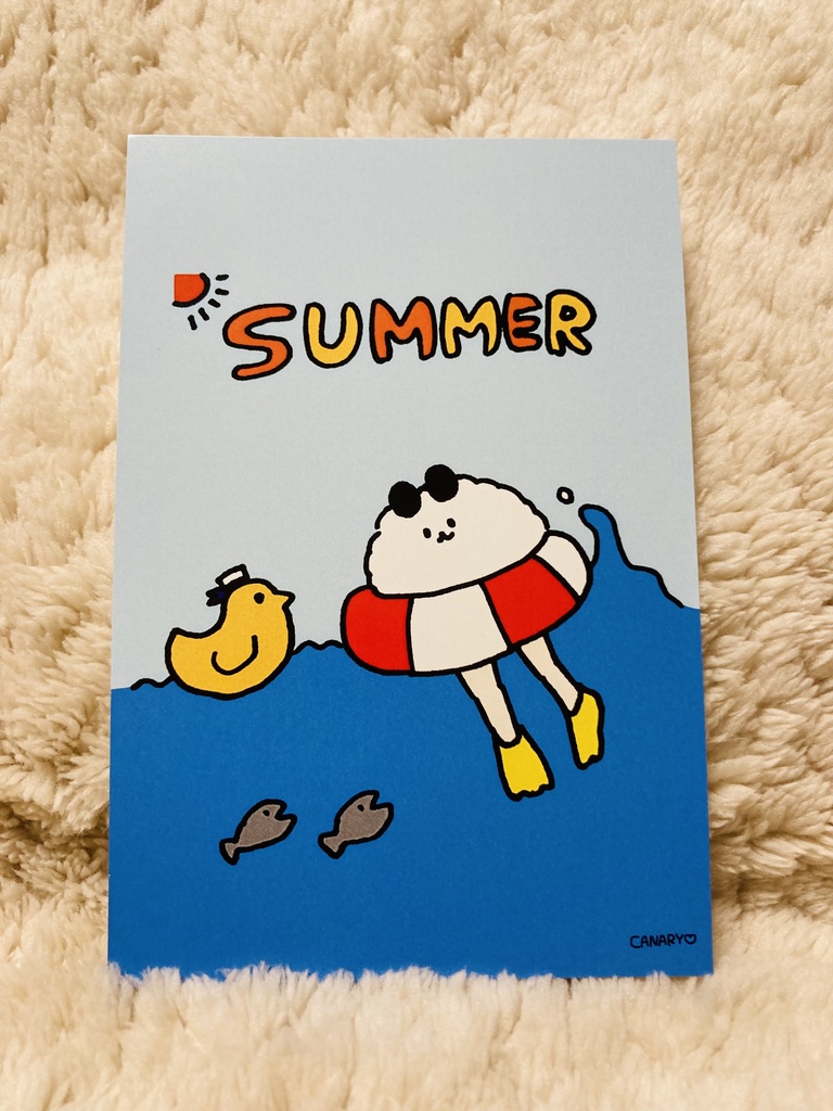 SUMMER毛玉のポストカード
