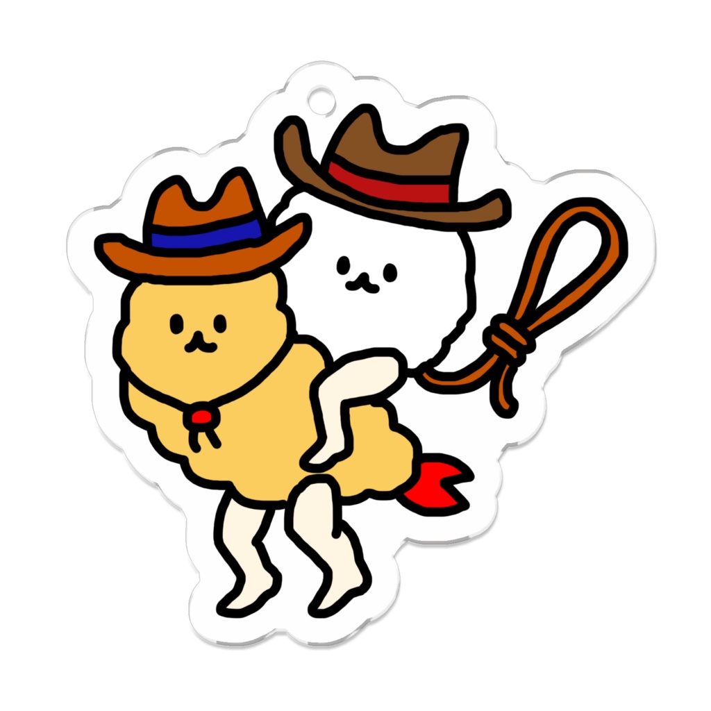 カウボーイ毛玉のアクキー