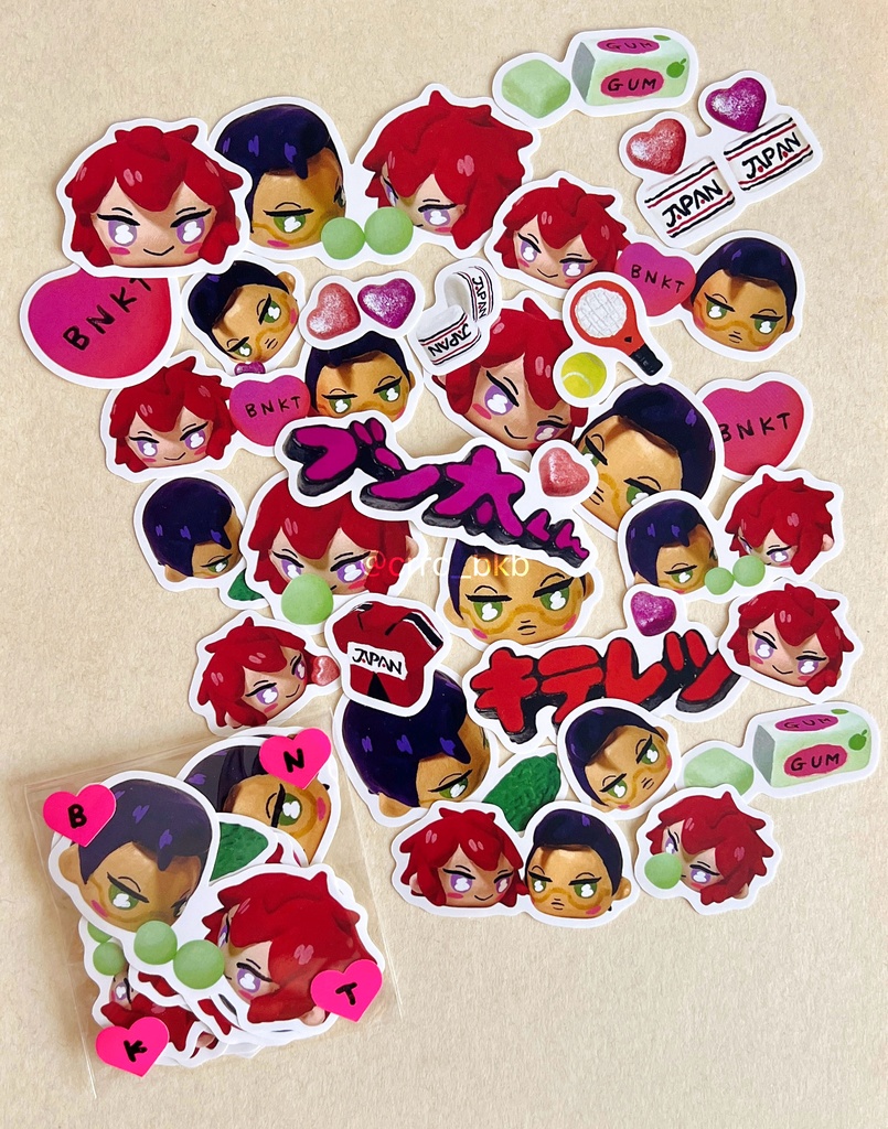 ブン木手おねんどシールフレーク