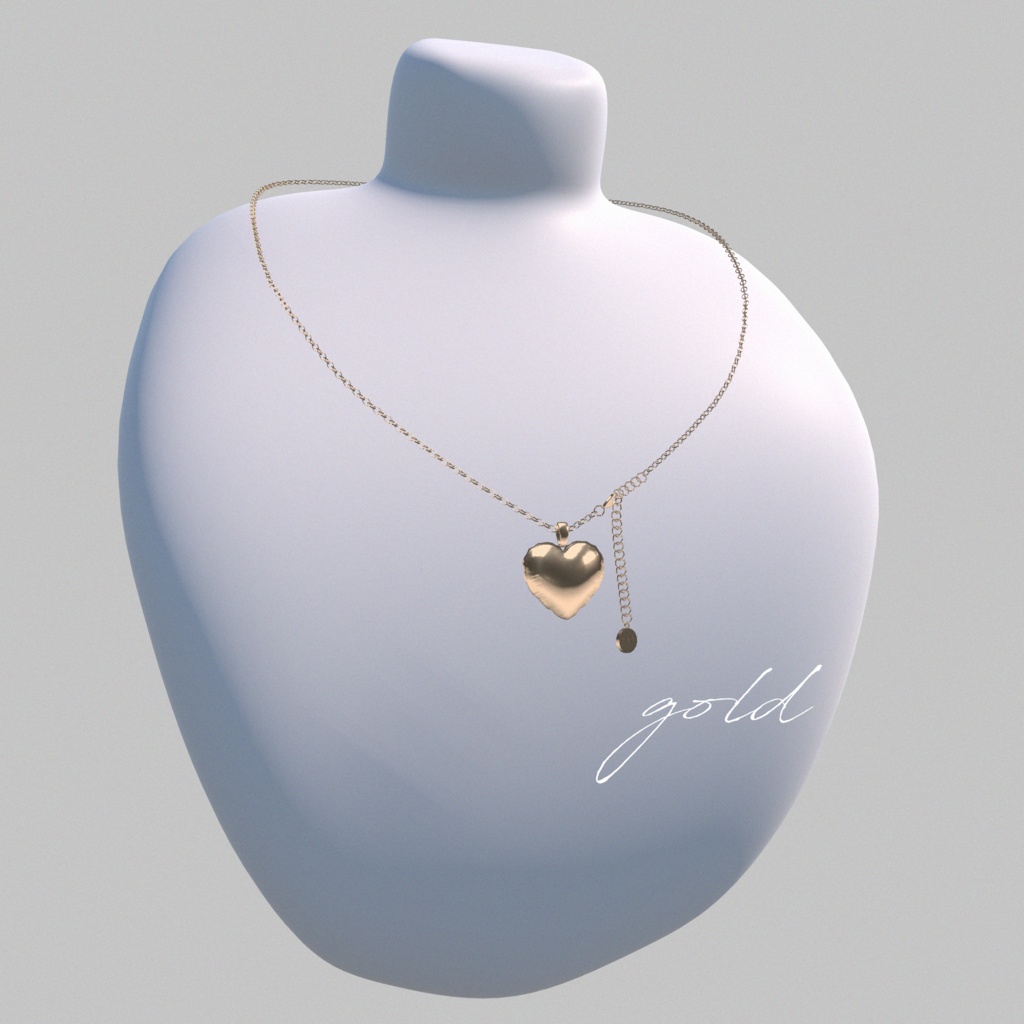 Heart balloon necklace