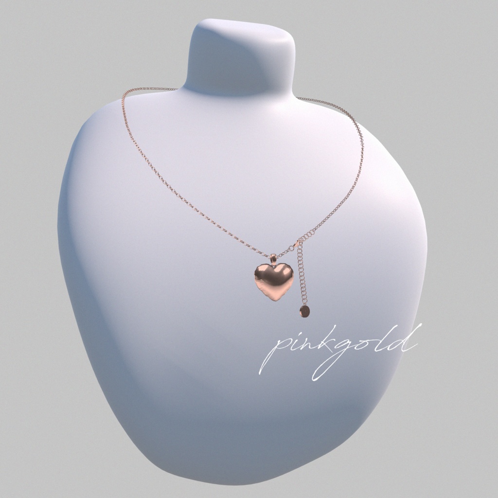 Heart balloon necklace