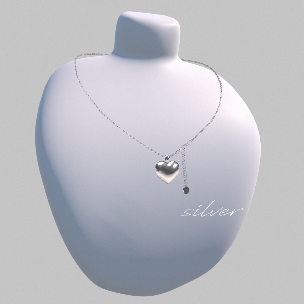 Heart balloon necklace