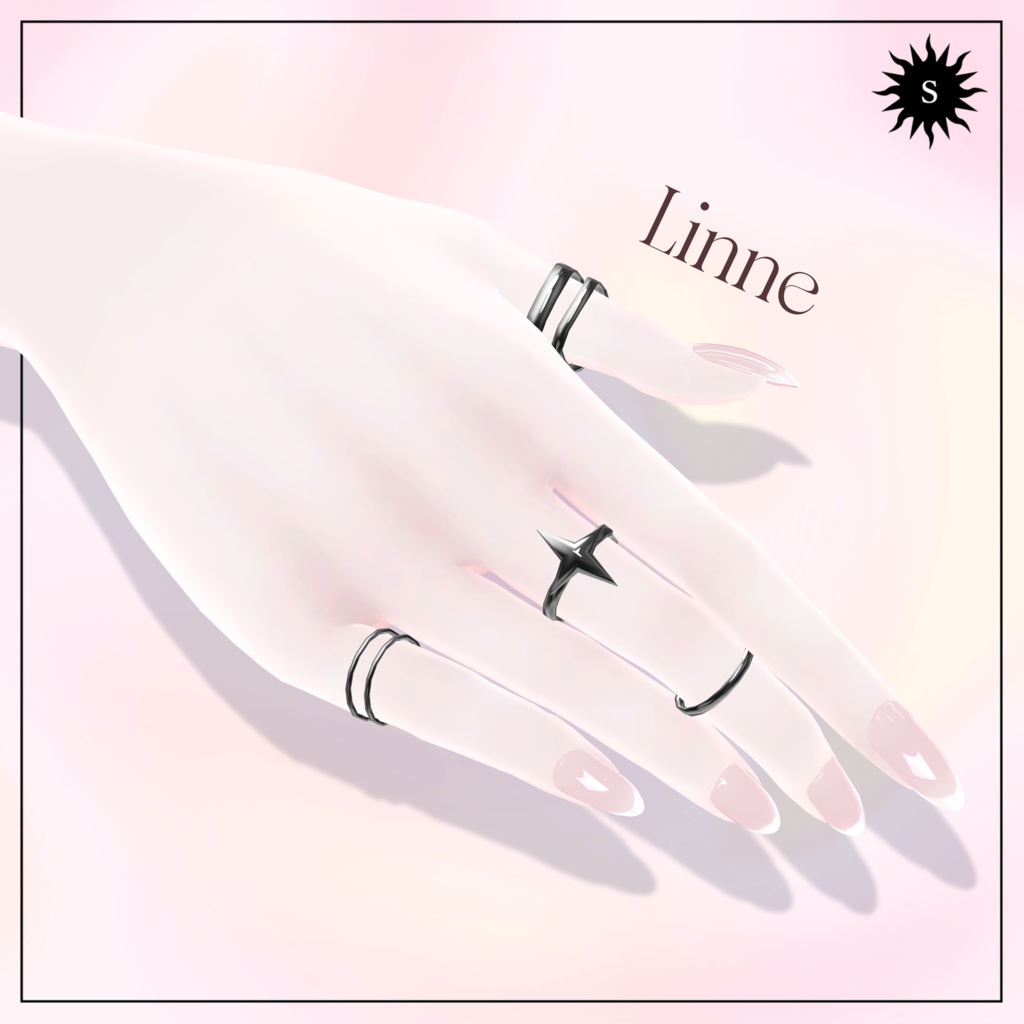 【複数アバター対応】Make up nail🍒【MA対応】