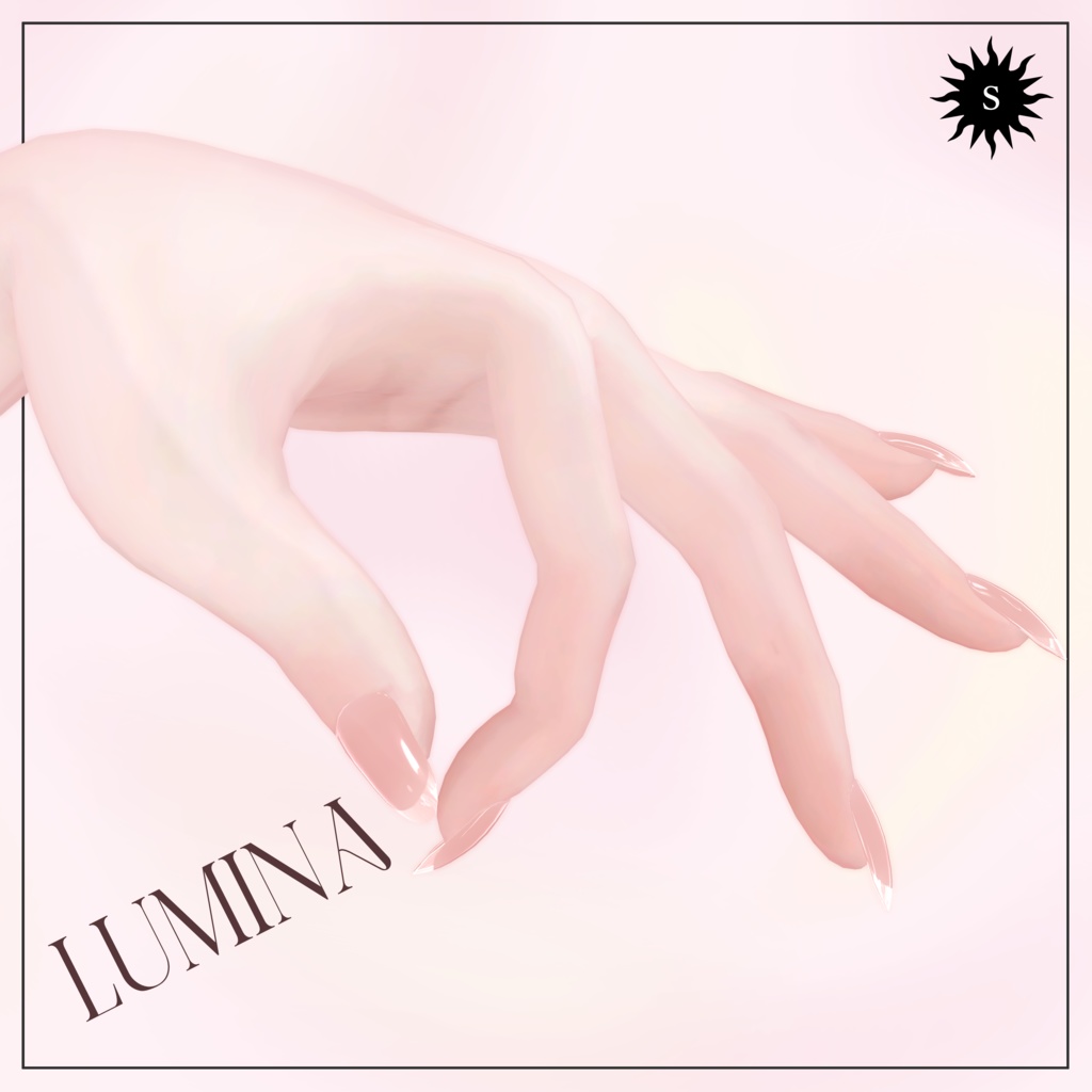 【複数アバター対応】Make up nail【SALE中🍒】