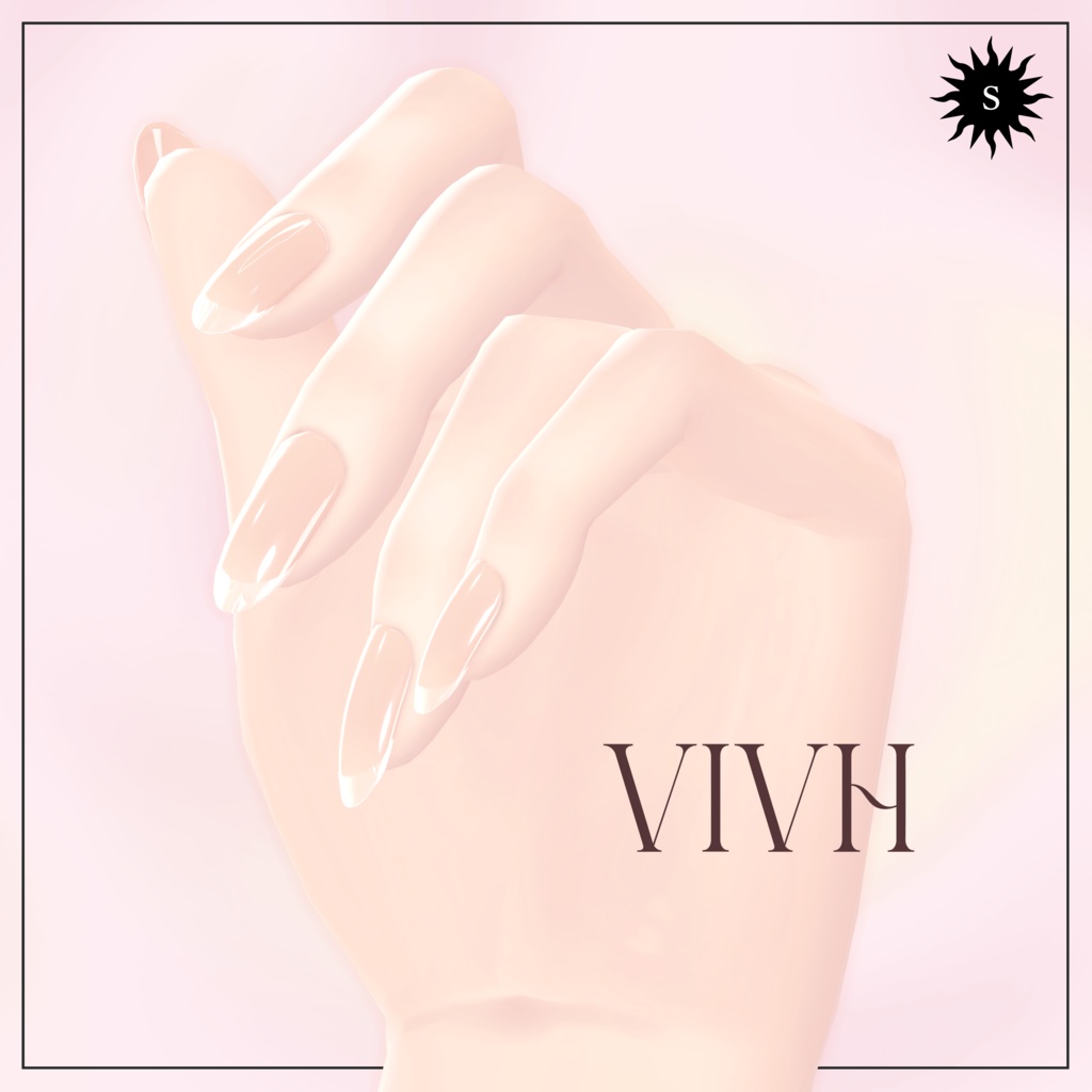 【複数アバター対応】Make up nail【SALE中🍒】