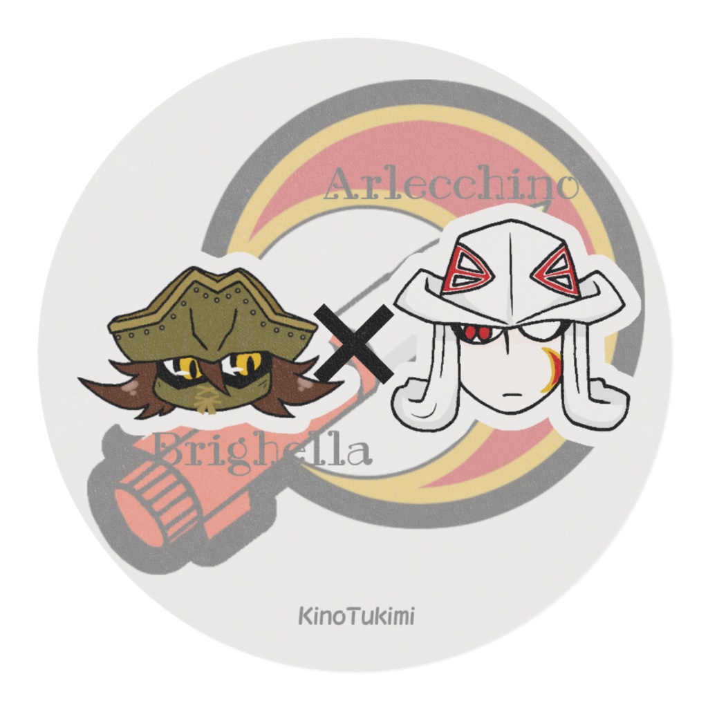 ブリゲッラ&アルレッキーノ モチーフマステ