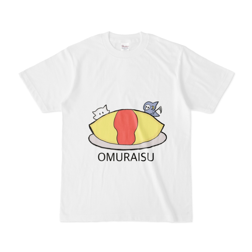 コハクさんとジョーくんのオムライスTシャツ