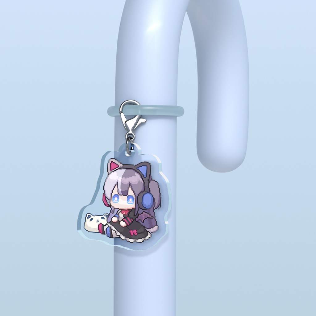 描き下ろし ミニにゃすてりあ　めじるしチャーム