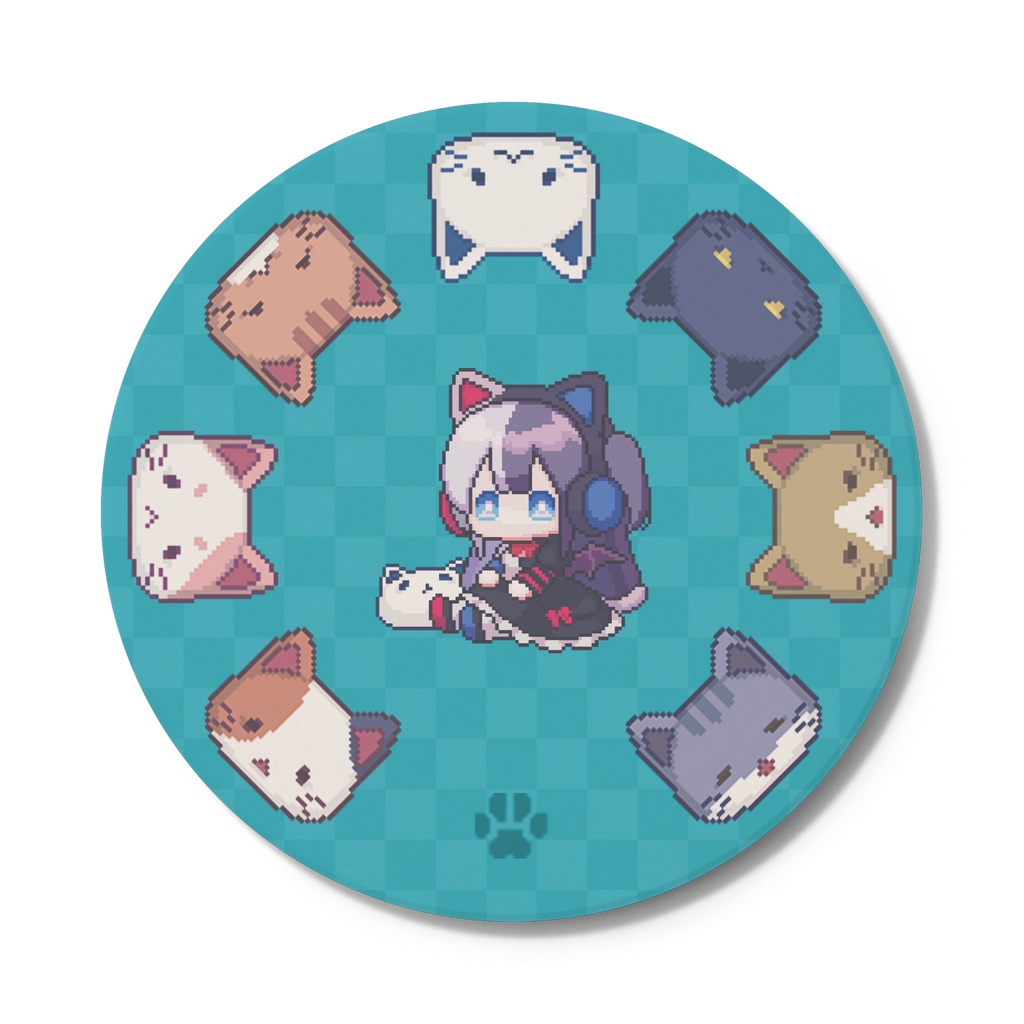 コースター にゃすてりあと猫