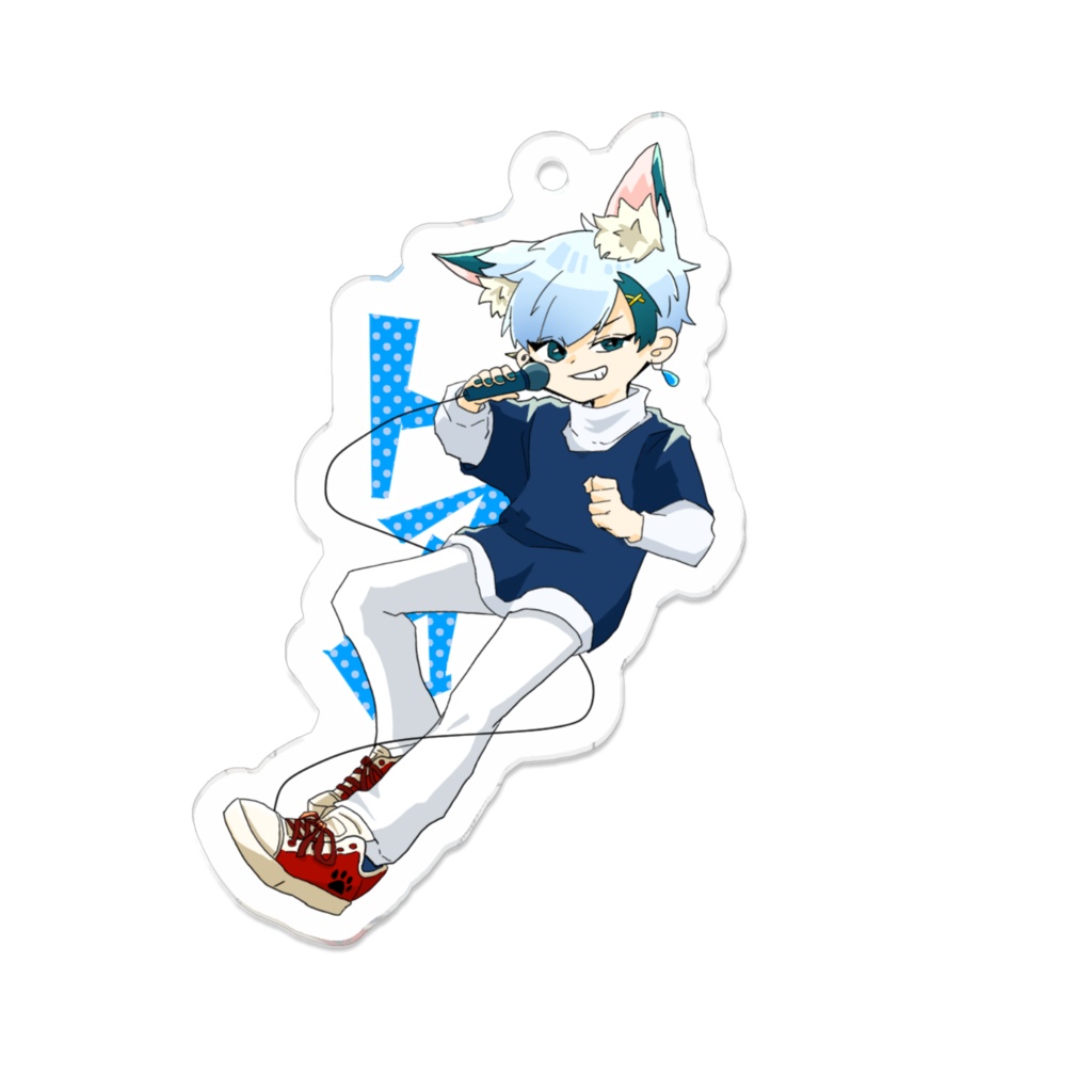 ミニとまろくんアクキー