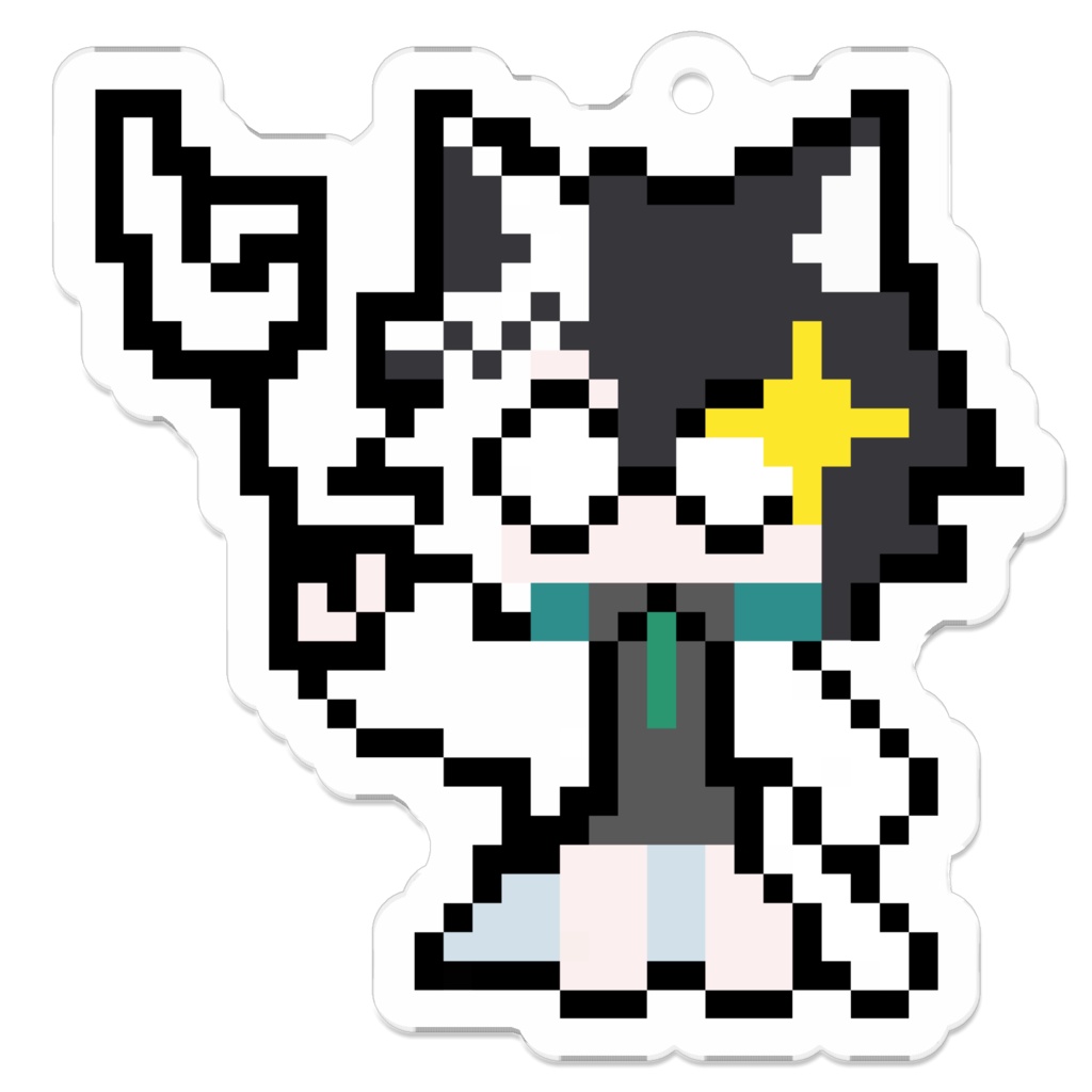ドットニケちゃん アクリルキーホルダーtypeB