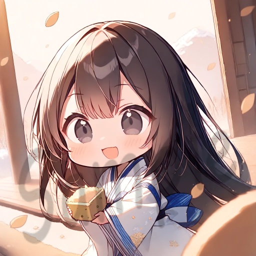 ちびキャラArt集(Black Long Hair & Black eyes)