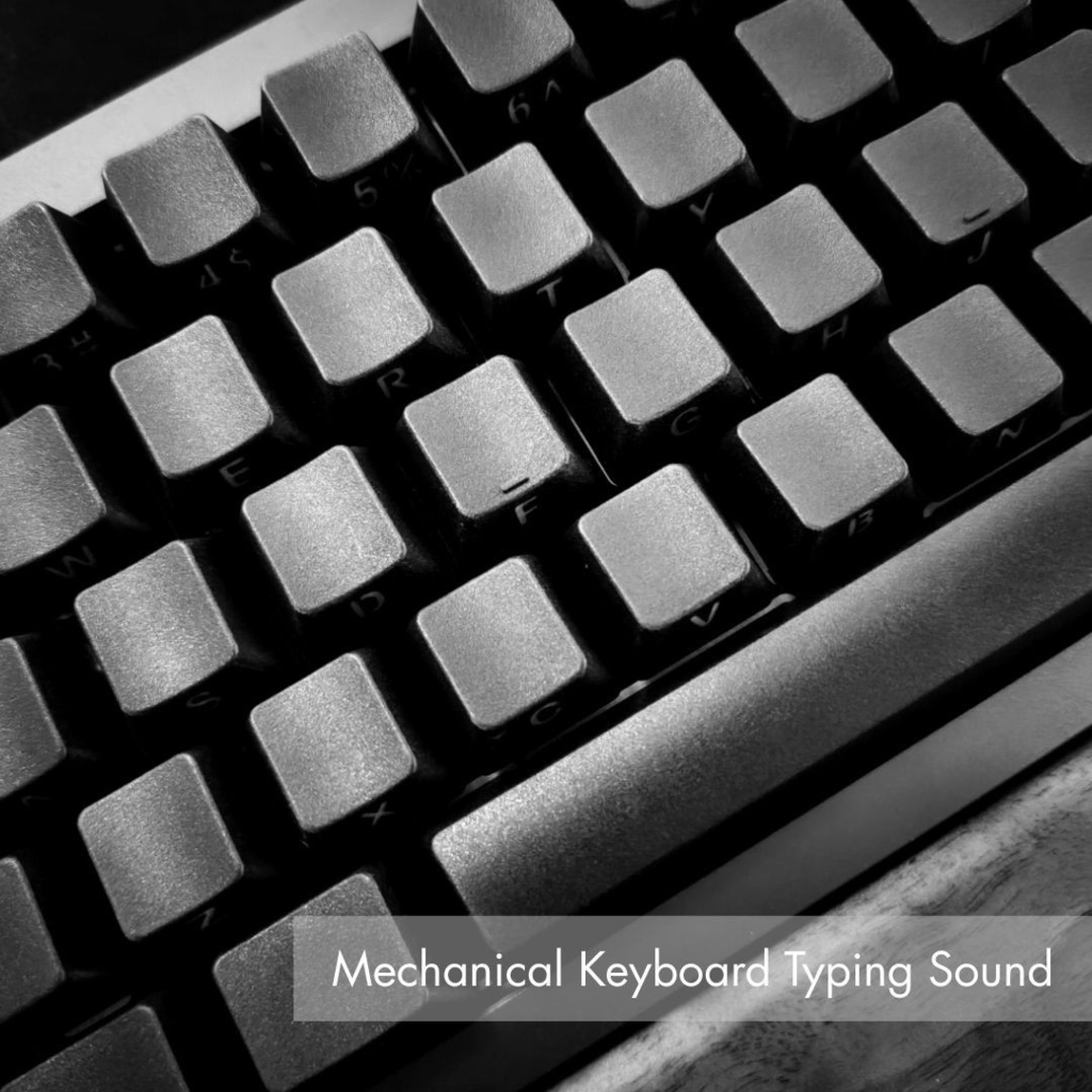 【音素材】メカニカルキーボード打鍵音（ 90秒）
