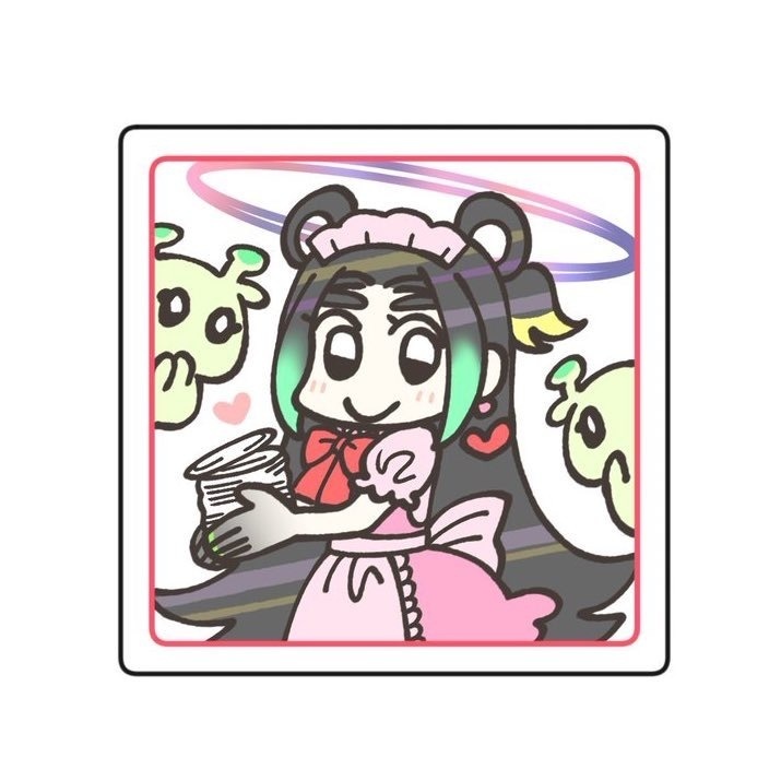 コンちゃん女装アクキー
