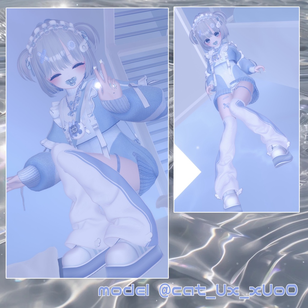 【複数アバター対応】ニーハイルーソ