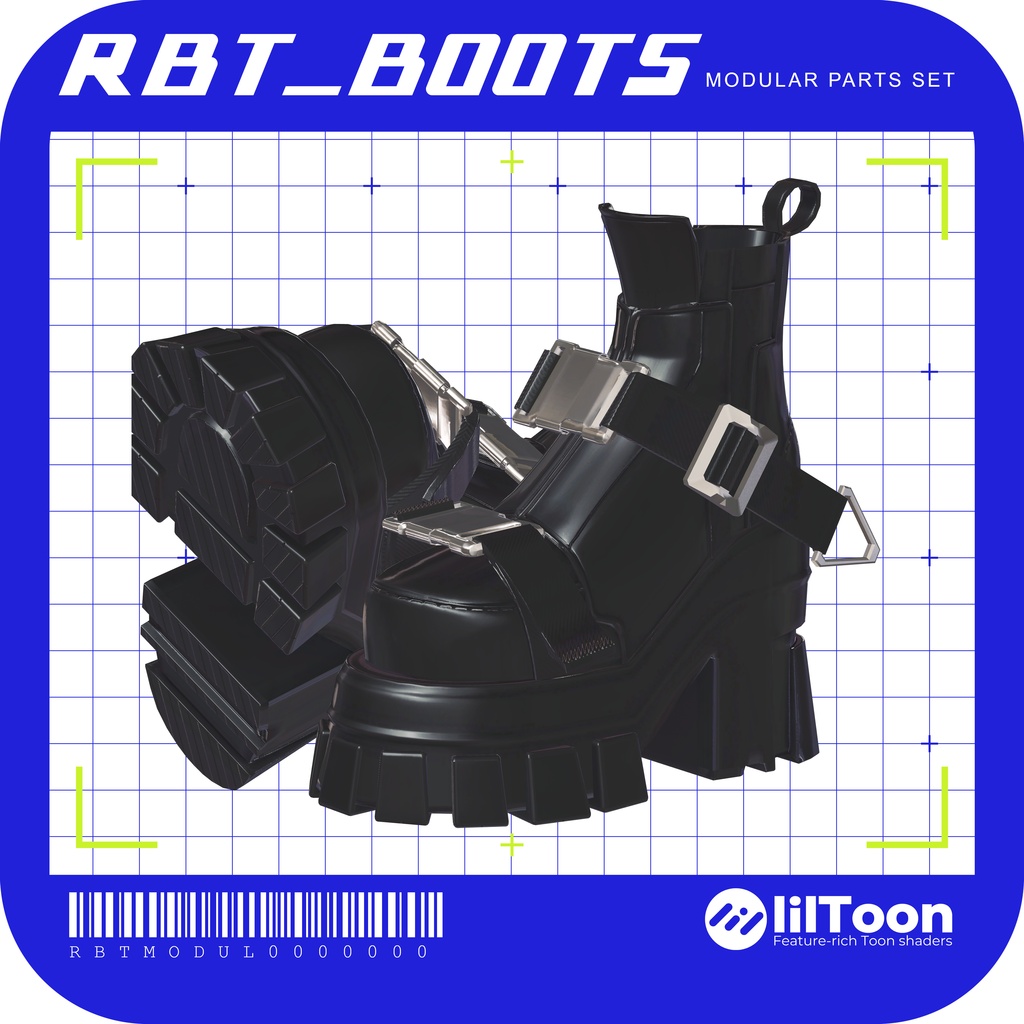 【複数アバター対応】RBT_Boots_01