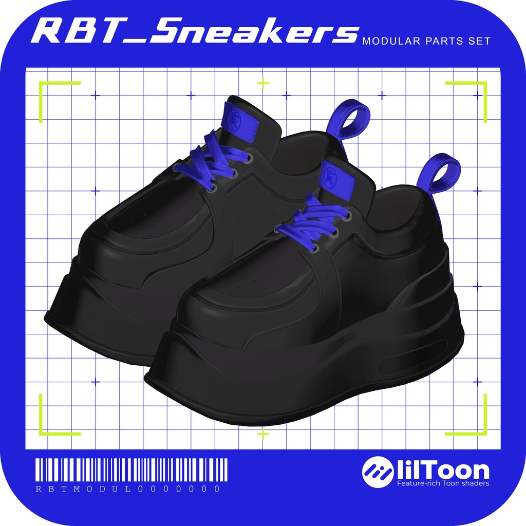 【無料版あり】RBT_Sneakers_01【複数アバター対応】