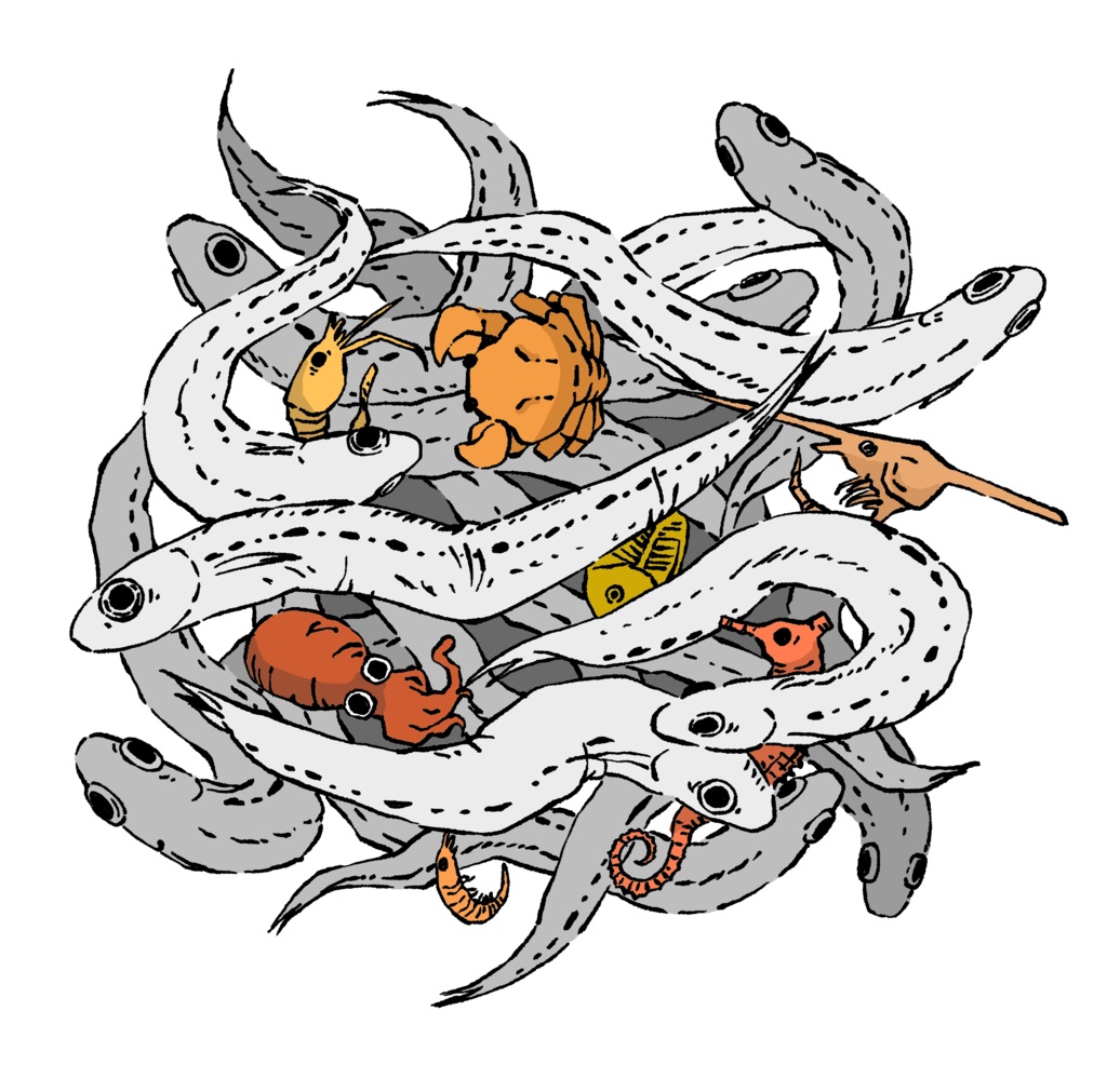 シラスTシャツ(薄いグレー)