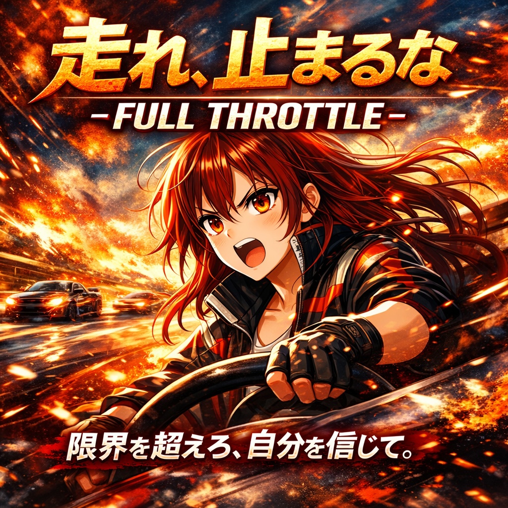 テンション爆上げ‼　走れ、止まるな - FULL THROTTLE -【アニソン風ロック / 主題歌風】