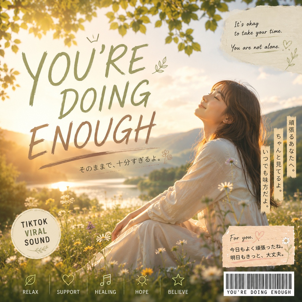YOU’RE DOING ENOUGH – 癒しと応援のヒーリングポップ