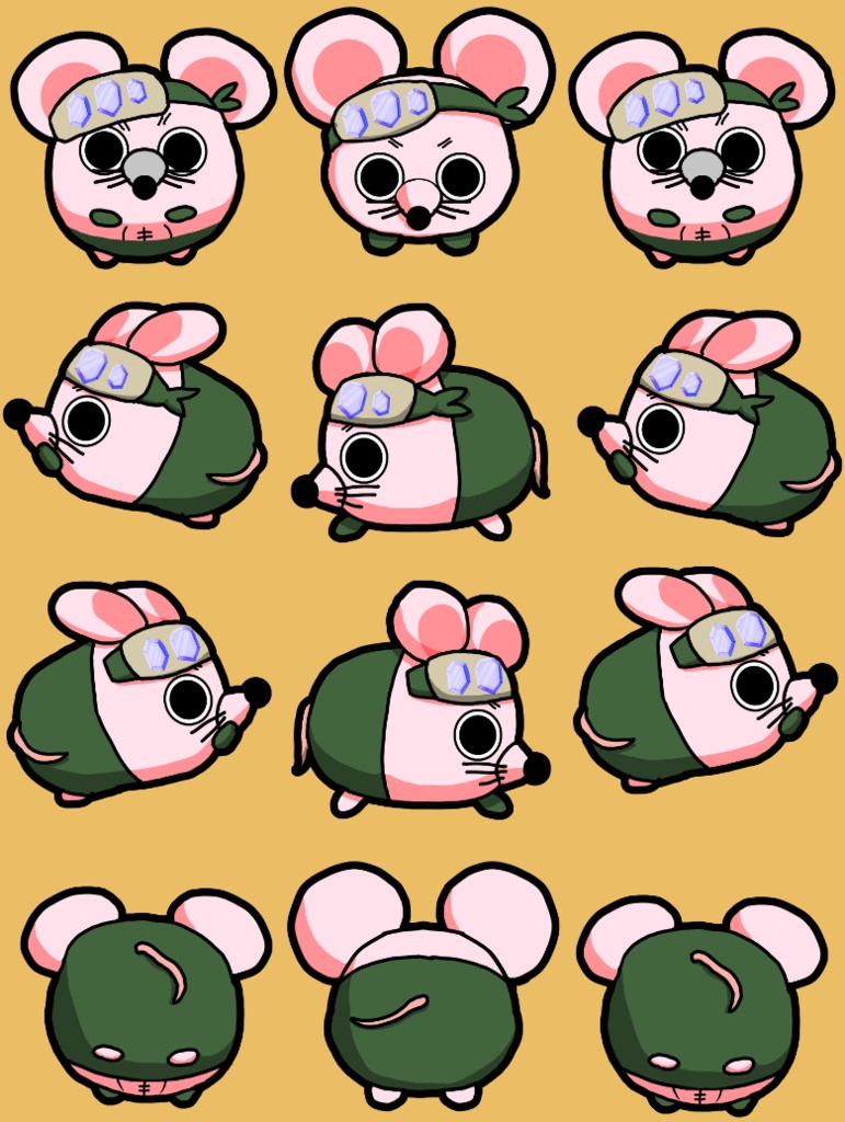 ムチムチやさんのネズミパック
