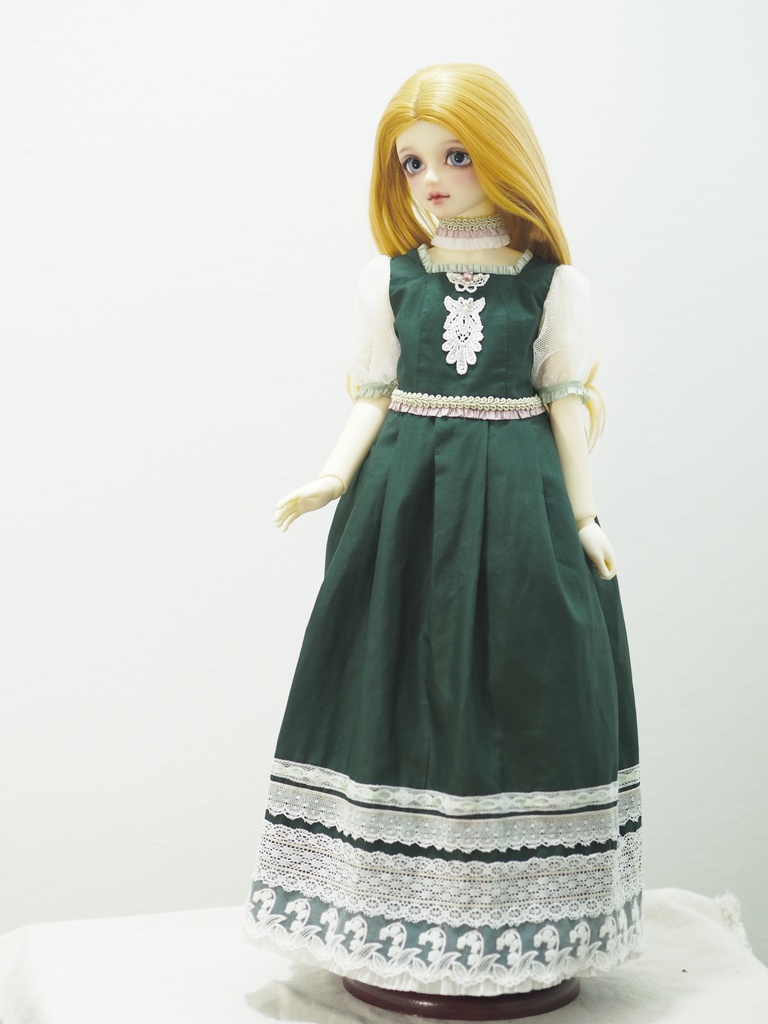 B品》SD13サイズ　スズランの麦わらボンネットとワンピース