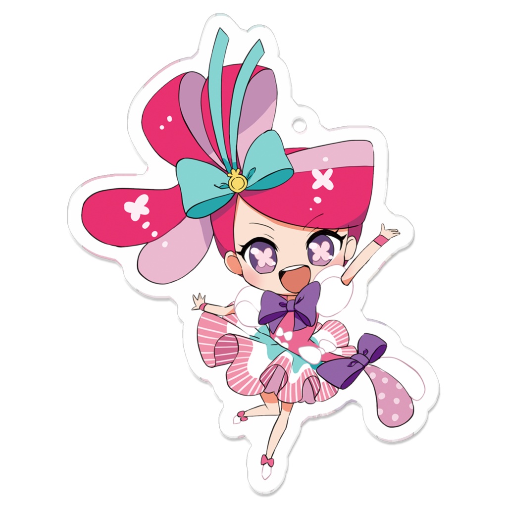 ピアリボンアクキー