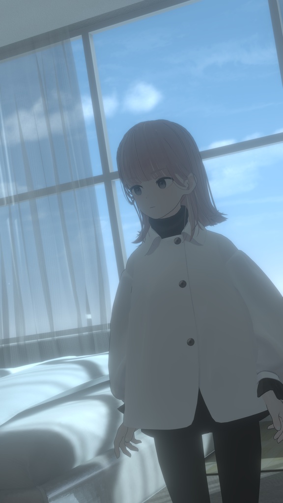 繊細外ハネヘア