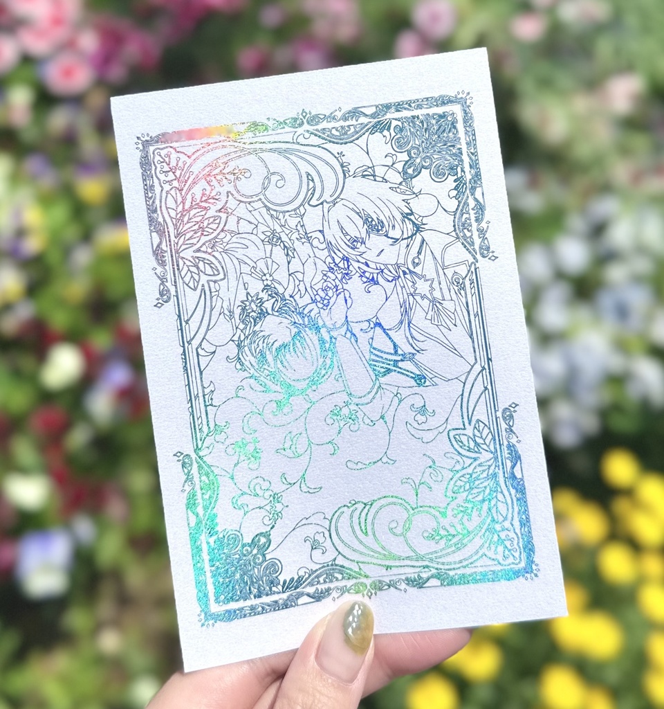 アナアグ全箔押しポスカ