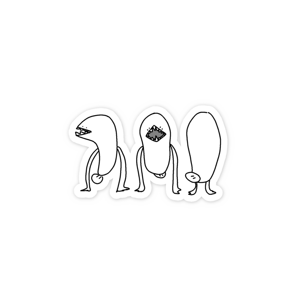 アゴキバ三面図