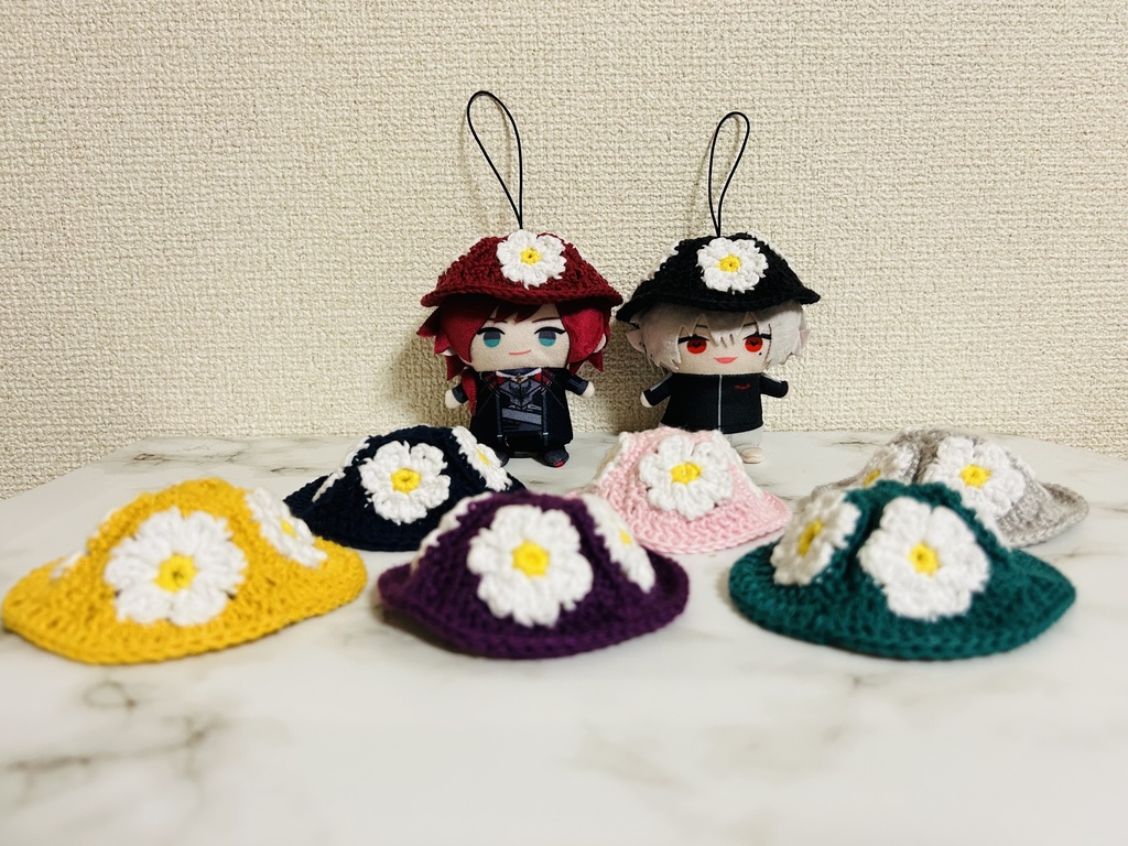 【にじぱぺっと】お花の帽子 Vol.2【編み物】