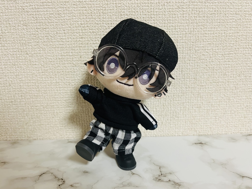 ラインT / チェックパンツ 【にじぬい用】