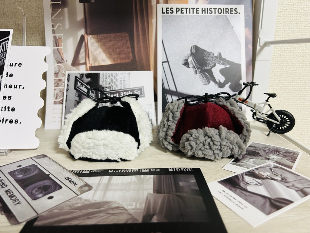 【にじぬい】フライトキャップ