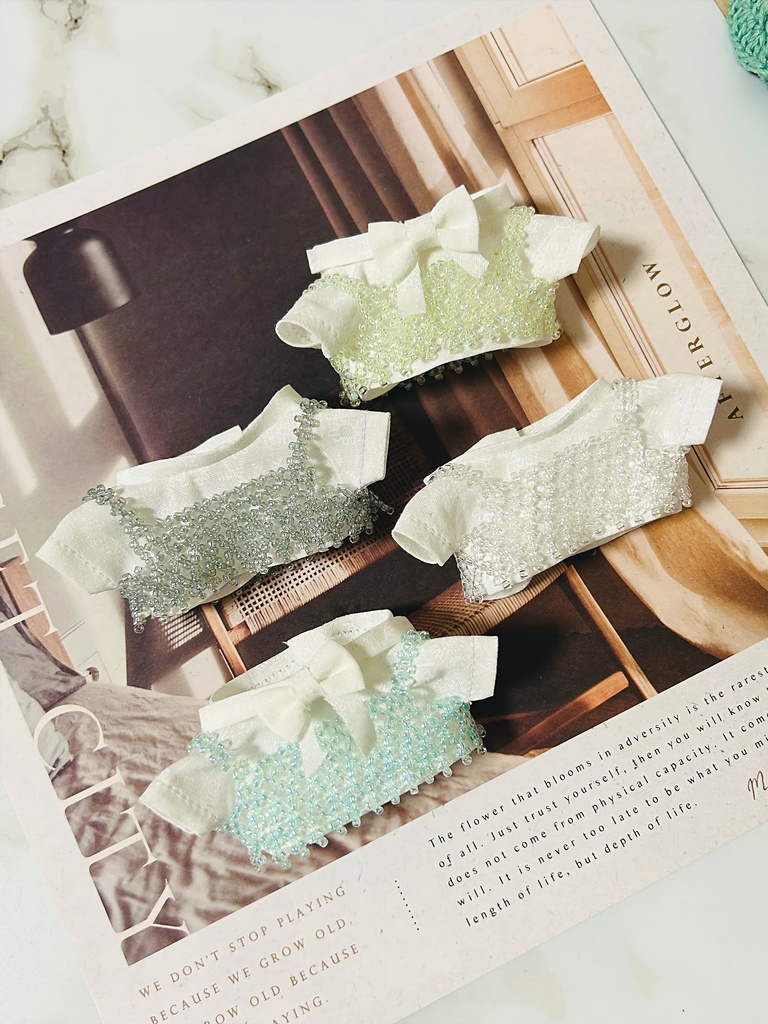 ビーズビスチェ(シャツセット)